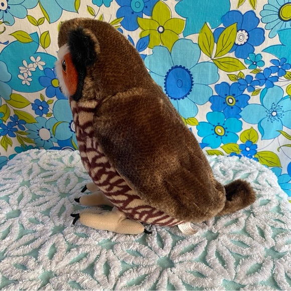 Vintage Wild Republic K&M Toys Great Horned Owl stuffed animal realistic - Picture 2 of 10